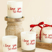 "i love you so much" candle (The Ritz)