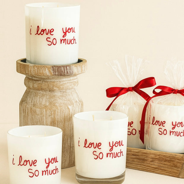 "i love you so much" candle (The Ritz)