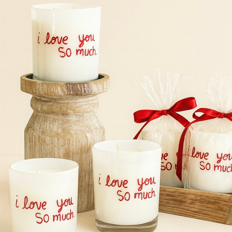 "i love you so much" candle (The Ritz)
