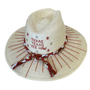 Burnt Orange & White Rays (natural)