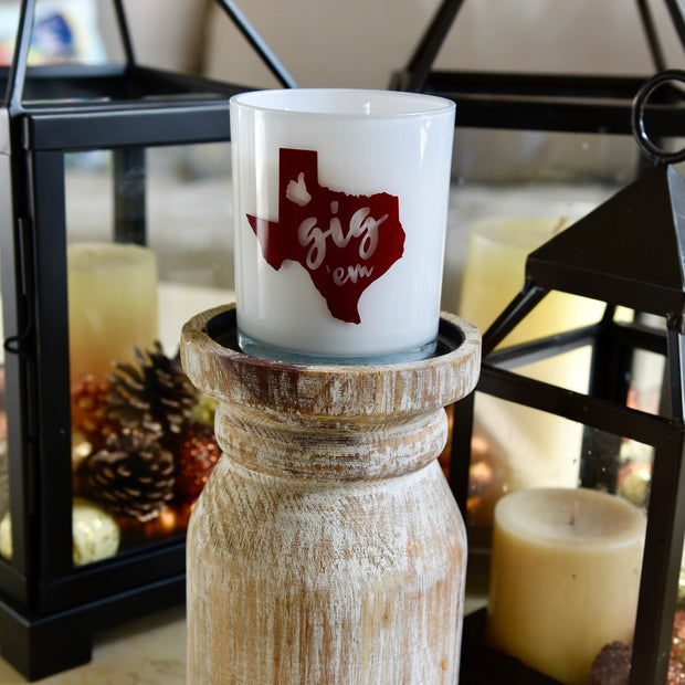 Gig 'em candle (The Ritz)