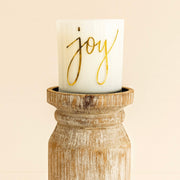 Joy candle (Soy to the World)