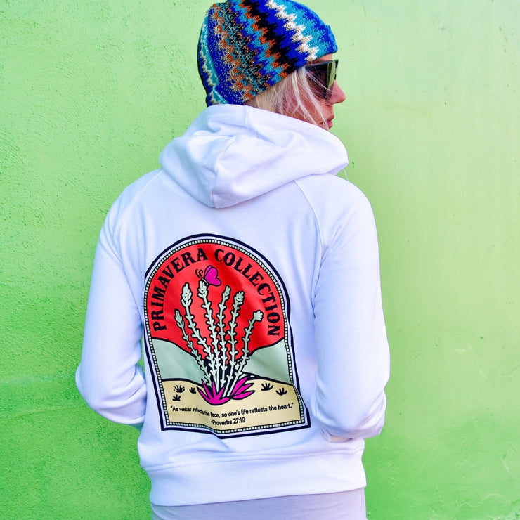 Ocotillo half zip (White)