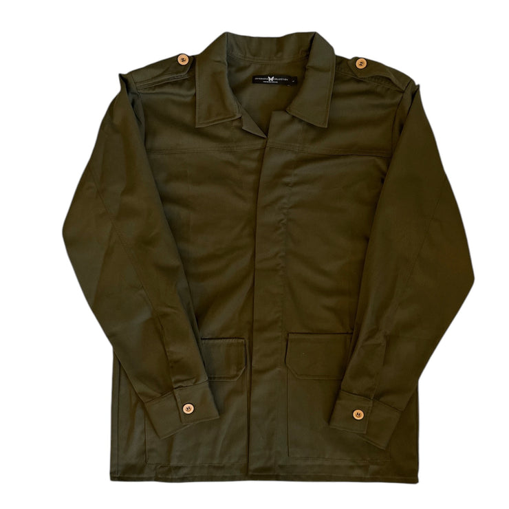 Military Jacket with Texas Sunset (Green)
