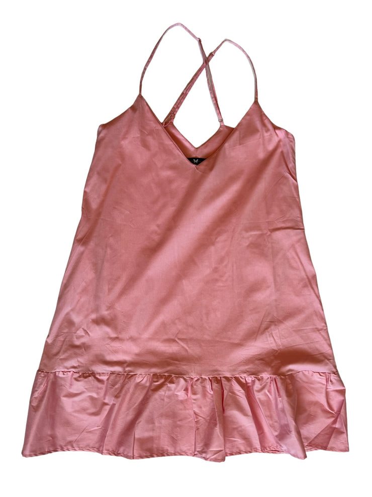Short Ruffle Dress (Light Pink)