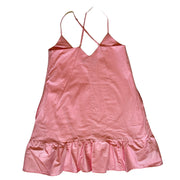 Short Ruffle Dress (Light Pink)