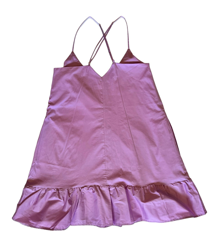 Short Ruffle Dress (Lilac)