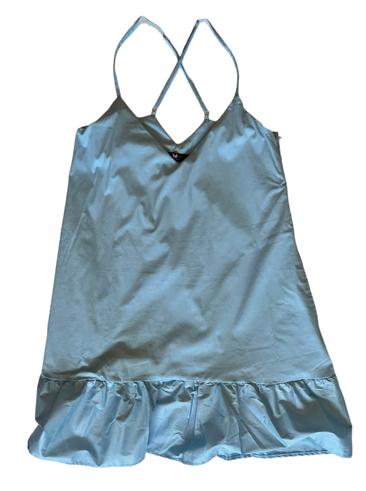 Short Ruffle Dress (Light Blue)