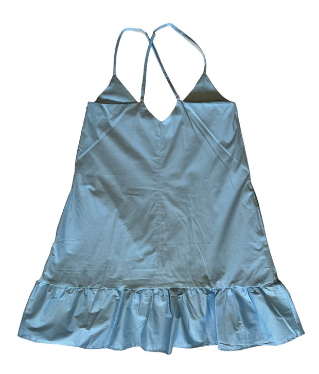 Short Ruffle Dress (Light Blue)