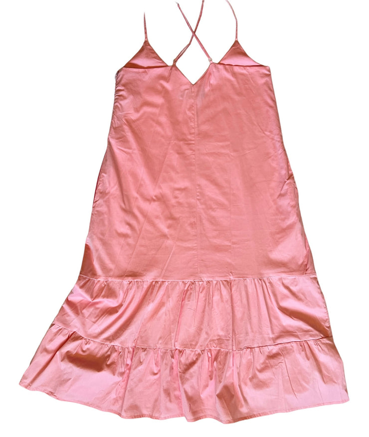 Long Ruffle Dress (Light Pink) by Primavera Collection Large/Extra Large Long Ruffle Dress (Light Pink) by Primavera Collection Large/Extra Large
