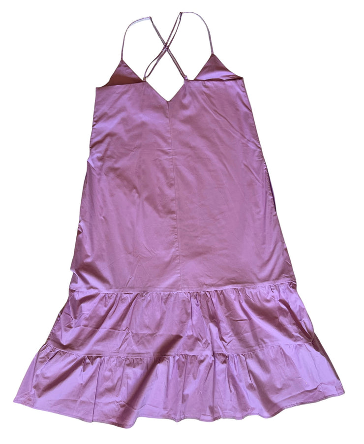 Long Ruffle Dress (Lilac)