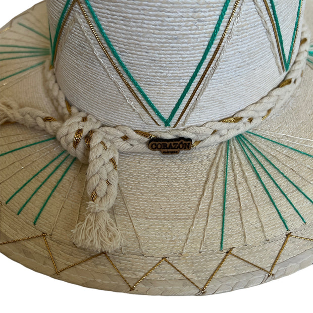 Corazon Playero Hat (Isabella - Aquamarine)