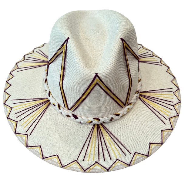 Corazon Playero Hat (Isabella - Purple/Yellow)