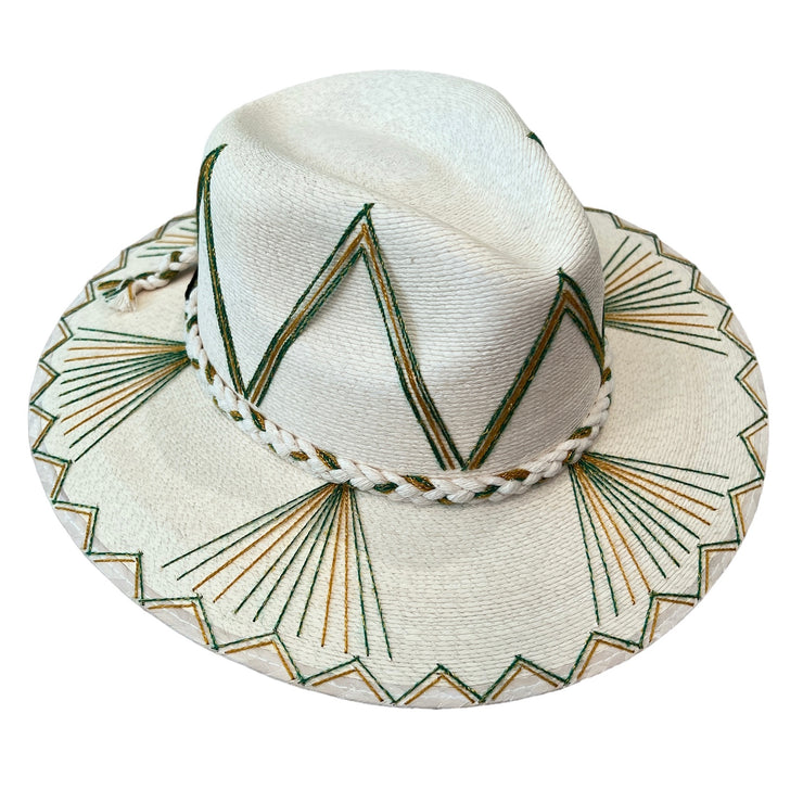 Corazon Playero Hat (Isabella - Green/Gold)