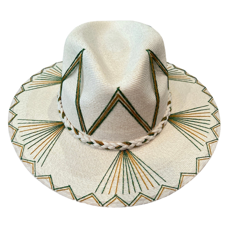 Corazon Playero Hat (Isabella - Green/Gold)