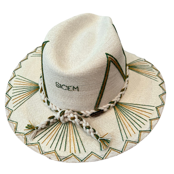 Corazon Playero Hat (Isabella - Green/Gold)
