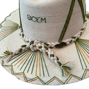 Corazon Playero Hat (Isabella - Green/Gold)