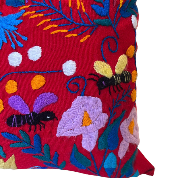 Red Chiapas Pillow