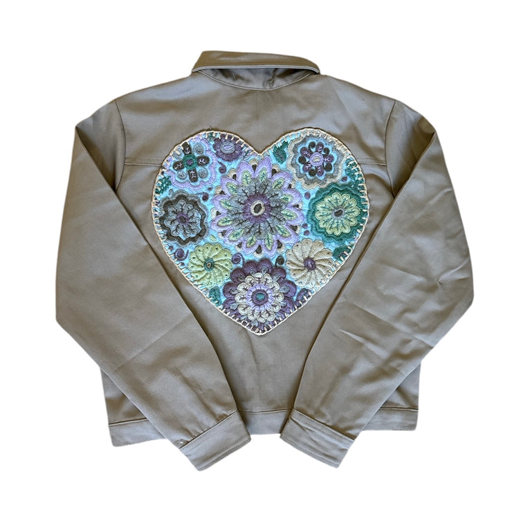 Khaki Heart Jacket (M/L)