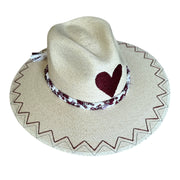 Yee Haw Heart (Maroon)
