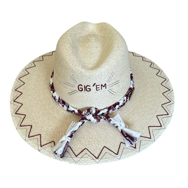Yee Haw Heart (Maroon)