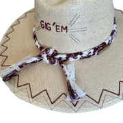 Yee Haw Heart (Maroon)