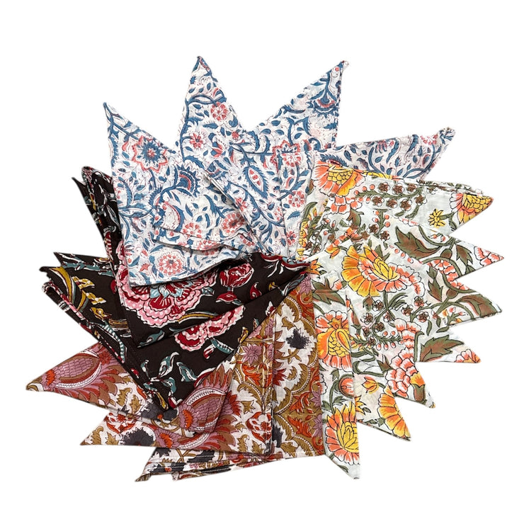 Hand Blocked Neck scarf  (Assorted Colors)