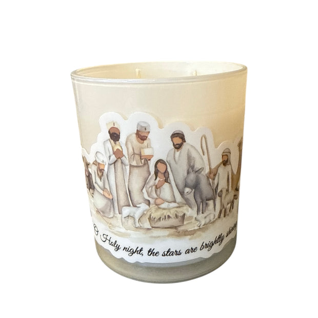 Nativity candle (Soy to the World)