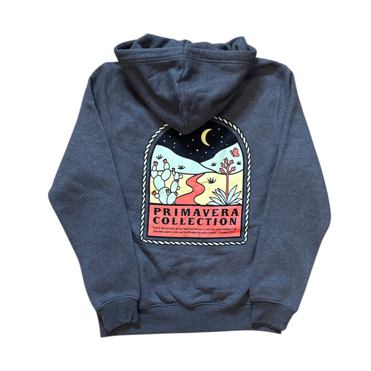 Sunset Full Zip Hoodie (Charcoal)