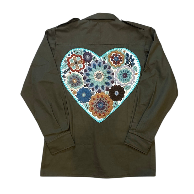 Cream Heart Jacket (XS/S)