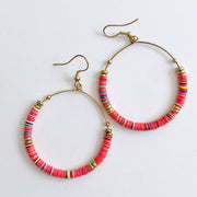 Round Hoop Earrings