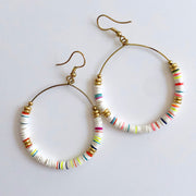 Round Hoop Earrings