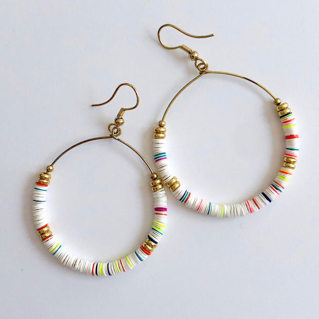 Round Hoop Earrings