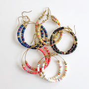 Round Hoop Earrings