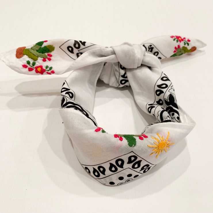 Neck scarf with Cactus (Assorted Colors)