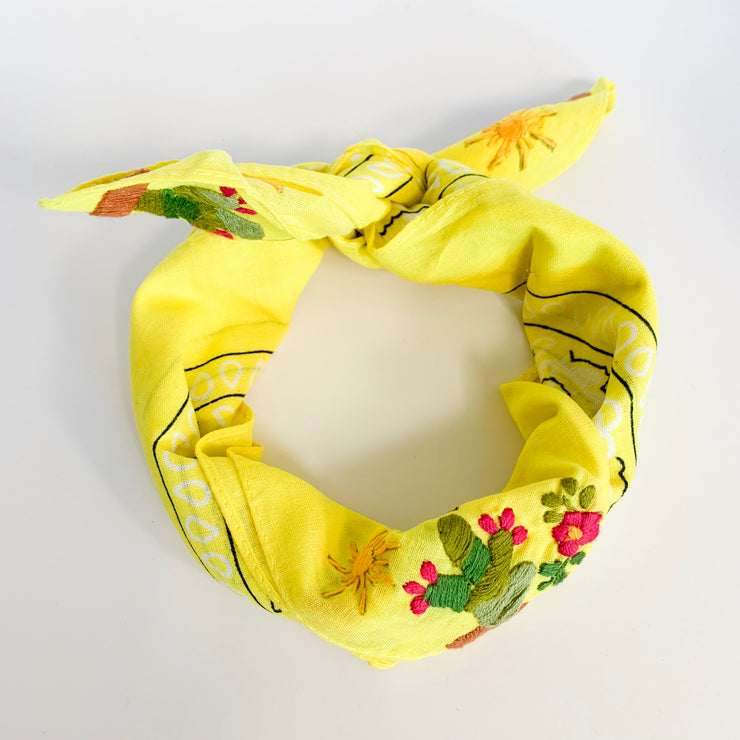 Neck scarf with Cactus (Assorted Colors)