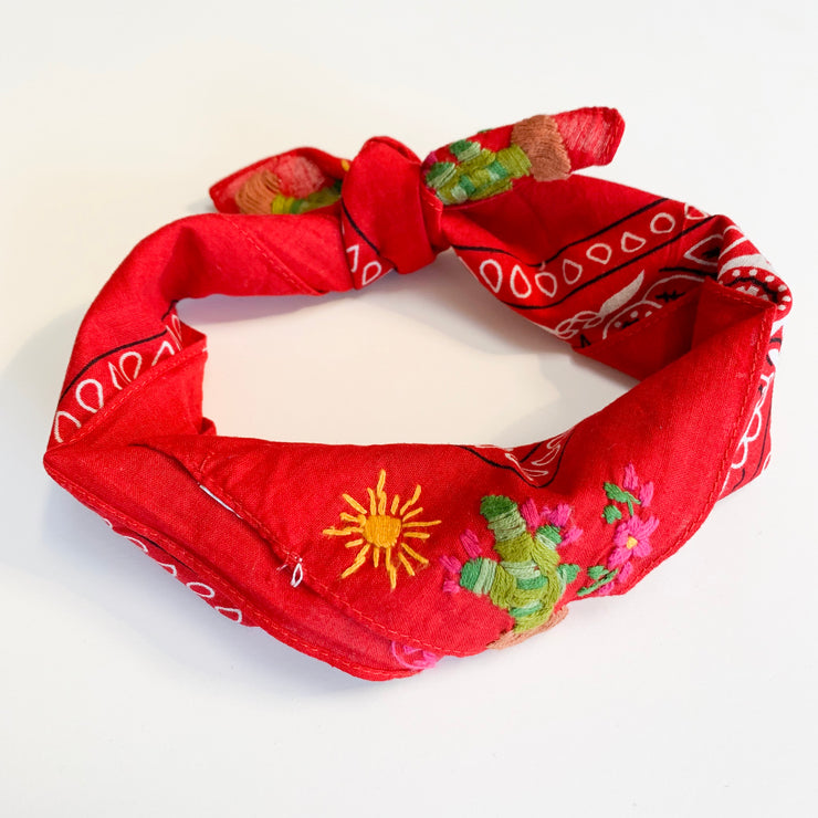 Neck scarf with Cactus (Assorted Colors)