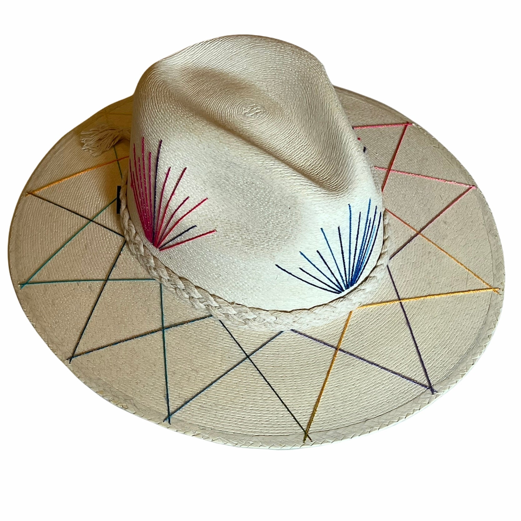 Corazon Playero Exclusive Cactus Embroidered Sun Hat Corazon Playero Humu Humu Hat – Vagabond Apparel Boutique main image 3