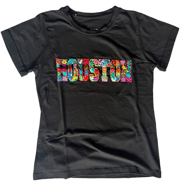HOUSTON TEXAS T-Shirt (Black/Multi)