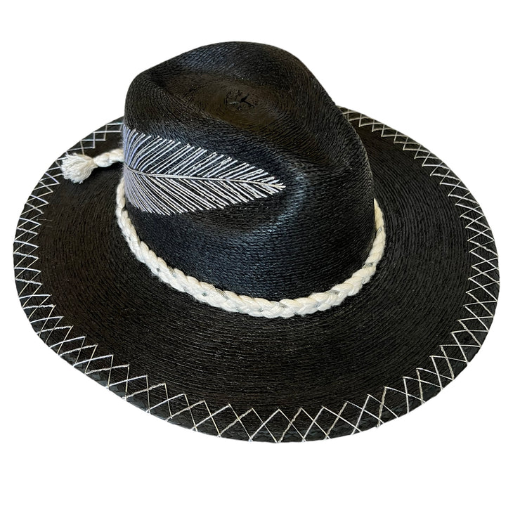 Corazon Playero Hat (Kapalua - Silver on Black)