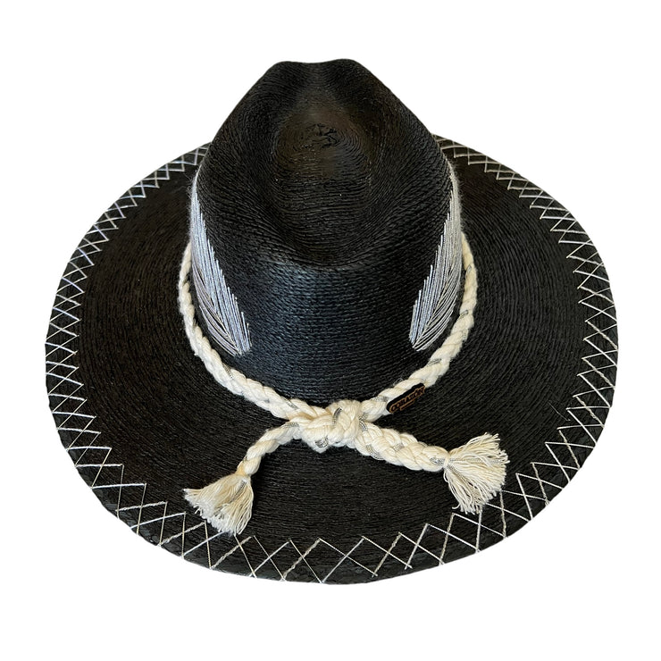 Corazon Playero Hat (Kapalua - Silver on Black)