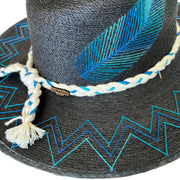 Corazon Playero Hat (Kapalua - Blue on Black)