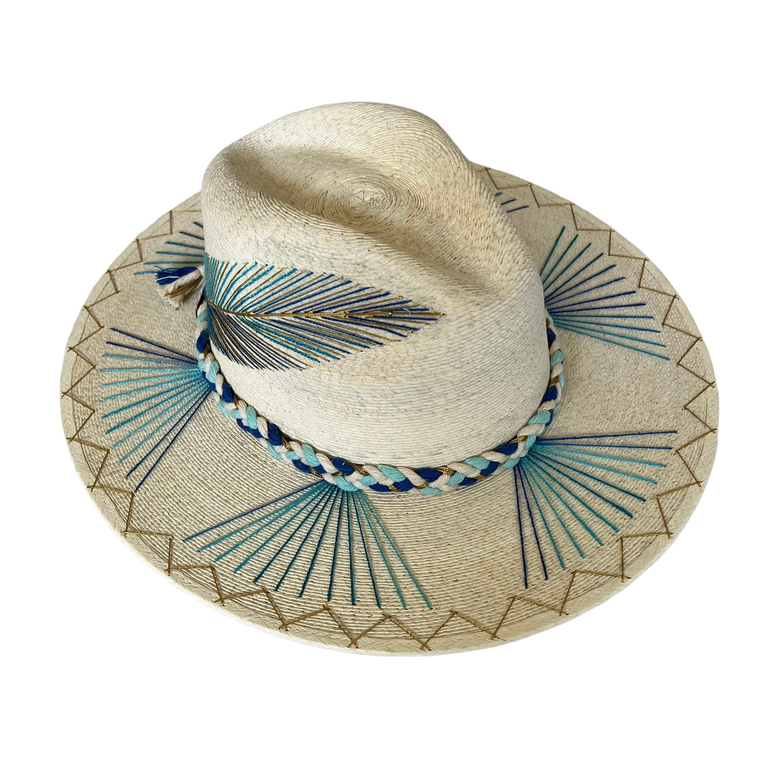Corazon Playero Hat (Kapalua -Blue/Gold) – Primavera Collection