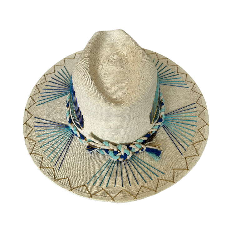 Corazon Playero Hat (Kapalua -Blue/Gold)