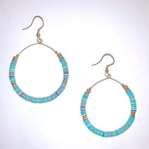 Round Hoop Earrings