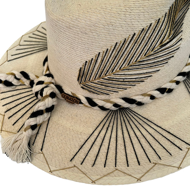 Corazon Playero Hat (Kapalua - Black/Gold)