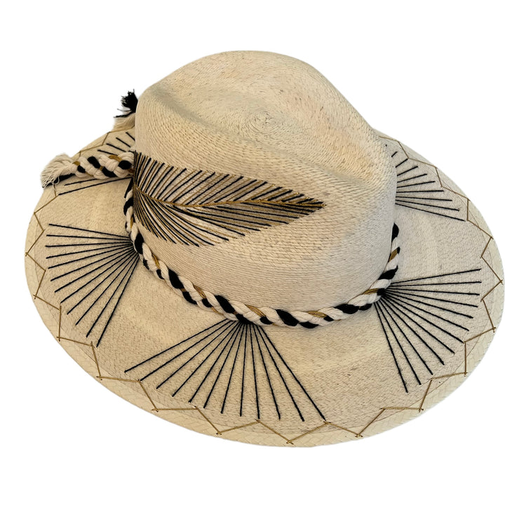 Corazon Playero Hat (Kapalua - Black/Gold)