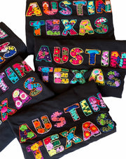 AUSTIN TEXAS T-Shirt (Black/Multi)