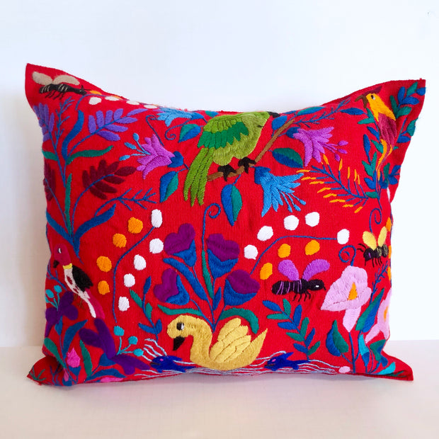 Red Chiapas Pillow