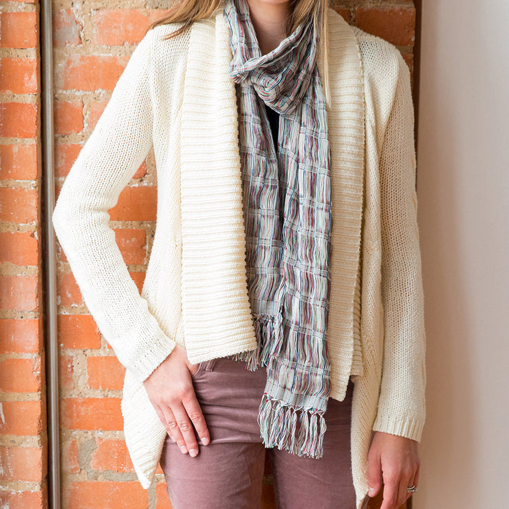 Chalina Scarf Blue and Multi